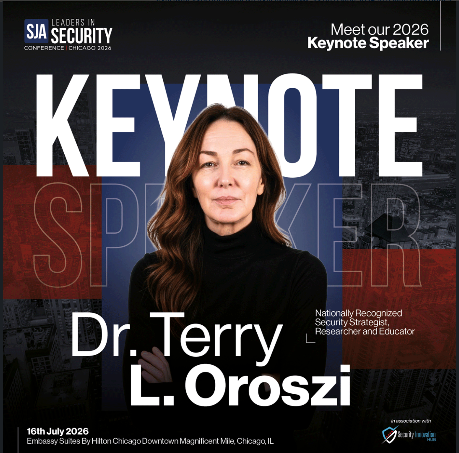 SJA Leaders in Security 2026 — Keynote: Dr. Terry L. Oroszi