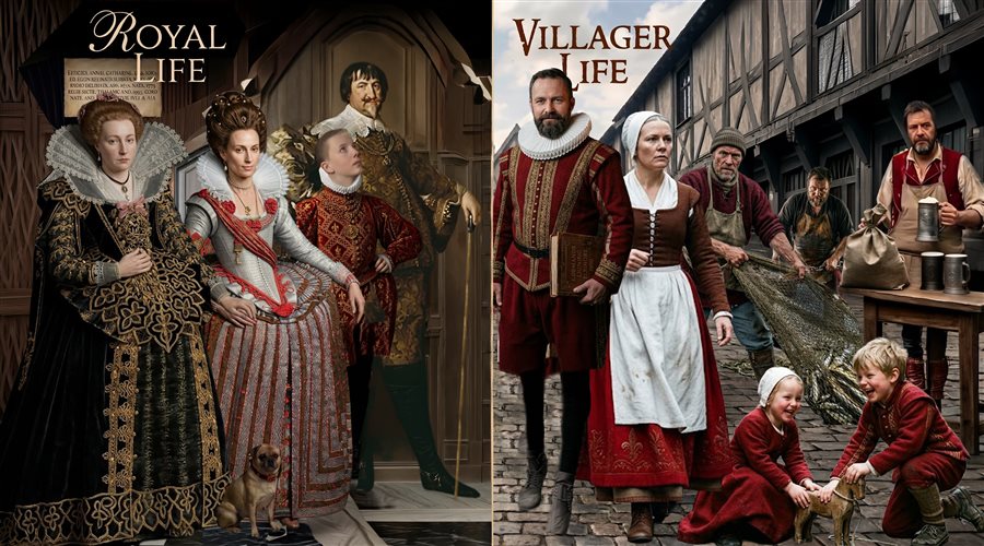Royal Life and Villager Life at Kronborg Castle